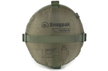 Image of Snugpak Basecamp Nautilus SQ 35 Sleeping Bag, Synthetic, Olive, Right, 98205
