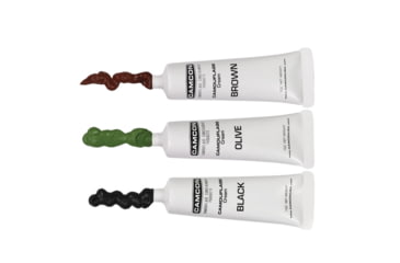 Image of SnugPak Camcon Camouflage Cream Squeeze Tube Make-Up Kit, Olive, Black &amp; Brown, 61320