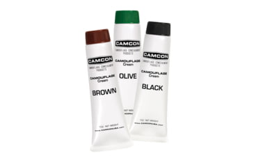 Image of SnugPak Camcon Camouflage Cream Squeeze Tube Make-Up Kit, Olive, Black &amp; Brown, 61320