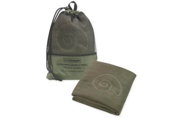 Image of SnugPak Microfibre Antibacterial Travel Towel, Olive, XL SP97320