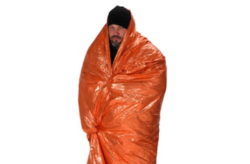 Image of SnugPak Ndur Emergency Survival Blanket, Orange / Silver, 61425