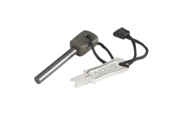 Image of SnugPak Ndur-Fire Steel &amp; Strike, Olive, Small, 21315