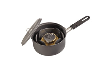 Image of SnugPak Ndur Mini Cookware Kit w/Alcohol Burner, Black, 22400