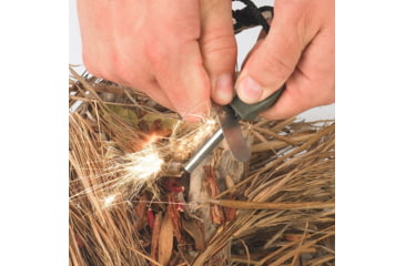 Image of SnugPak Ndur Mini Fire Steel w/Striker, Olive, 31161