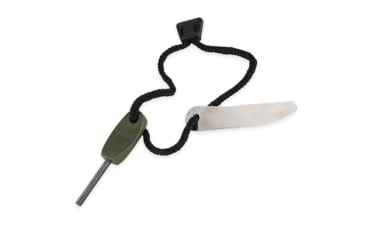 Image of SnugPak Ndur Mini Fire Steel w/Striker, Olive, 31161