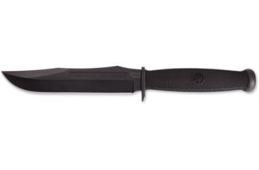 Image of SOG Fixation Bowie Knife w/ SE 7in. Steel Blade and Nylon Sheath, BLK Oxide Finish, Black FX01N-CP