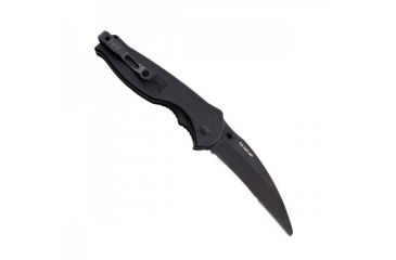 Image of SOG Flash Rescue Knife, Black TiNi - 3.5in Partially Serrated Blade TFSA6