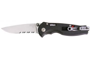 Image of SOG Knives FSA-97 Flash I - Partially Serrated Satin Folding Knife