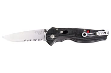 Image of SOG Knives FSA-98 Flash II - Partially Serrated Satin Folding Knife