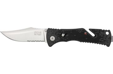 Image of SOG Knives Trident Mini Satin Folding Knife SOG99664