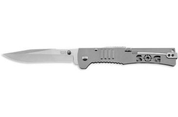 Image of SOG SlimJim XL Knife w/ SE Fold 4.18in. Steel Blade and Bead Blasted Handle, Satin Finish, Satin SJ51-CP