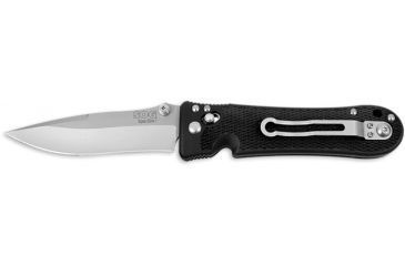Image of SOG Spec-Elite I Knife w/ SE Fold 4in. VG-10 Steel Blade and GRN Handle, Bead Blasted Finish, Black SE14-CP