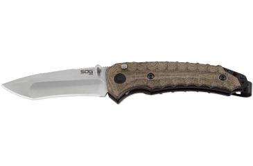 Image of SOG Specialty Knives &amp; Tools Kiku Assisted VG10 Folding Knife, Satin, KU-3001