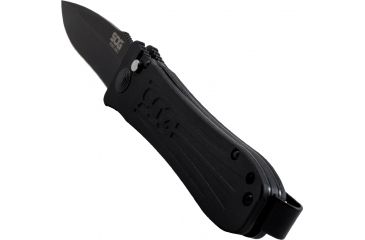 Image of SOG Specialty Knives &amp; Tools Strat Ops Automatic Folding Knife, Black, SO1001-BX