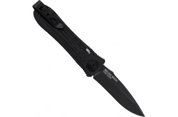 Image of SOG Specialty Knives &amp; Tools Strat Ops Automatic Folding Knife, Black, SO1001-BX