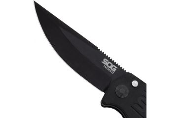 Image of SOG Specialty Knives &amp; Tools Tac Ops Automatic Folding Knife, Black, TO1011-BX