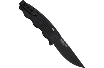 Image of SOG Specialty Knives &amp; Tools Tac Ops Automatic Folding Knife, Black, TO1011-BX