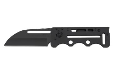 Image of SOG Specialty Knives &amp; Tools Access Card 2.0 Tactical Sheepsfoot Fine Edge Blade, Black SOGAC78