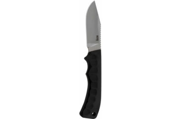 Image of SOG Specialty Knives &amp; Tools Ace Fixed Blade Knife, 3.8in, 7Cr17MoV Blade, Clip Point, Black, TPR Handle, Grey/Black, SOG-ACE1001-CP