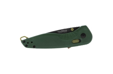 Image of SOG Specialty Knives &amp; Tools Aegis AT Folding Knives, 3.13in, Straight Edge, Cryo D2 Steel, Drop Point, Forest, GRN Handle, SOG-11-41-13-41