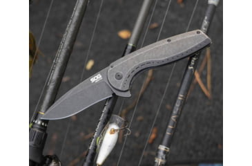 Image of SOG Specialty Knives &amp; Tools Aegis Flk 2.0 Black - Drop Point - SOG-14-41-05-43