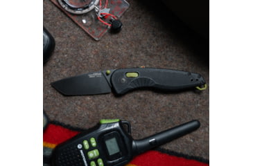 Image of SOG Specialty Knives &amp; Tools Aegis FX Fixed Blade Knives, 3.13in, Straight Edge, Cryo D2 Steel, Drop Point, Black, GRN Handle, SOG-17-41-04-41