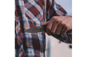 Image of SOG Specialty Knives &amp; Tools Altair FX Fixed Blade Knives, 3.7in, Straight Edge, CRYO KRUPP 4116 Steel, Clip Point, Black, GRN / TPU Handle, Black, SOG-17-79-01-57