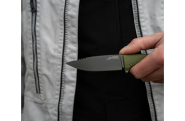 Image of SOG Specialty Knives &amp; Tools Altair FX Fixed Blade Knives, 3.7in, Straight Edge, CRYO KRUPP 4116 Steel, Clip Point, Green, GRN / TPU Handle, Black, SOG-17-79-03-57