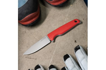 Image of SOG Specialty Knives &amp; Tools Altair FX Fixed Blade Knives, 3.7in, Straight Edge, CRYO KRUPP 4116 Steel, Clip Point, Red, GRN / TPU Handle, Black, SOG-17-79-02-57