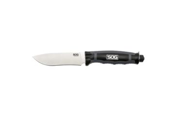 Image of SOG Specialty Knives &amp; Tools Bladelight Camp Knive w/ Illumination, 4.5in 8Cr13Mov Stainless Steel Blade, Black/ Grey Handle, BLT21K