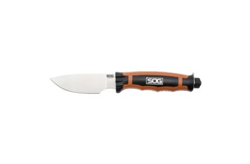 Image of SOG Specialty Knives &amp; Tools Bladelight Hunt Knive w/ Illumination, 3.8in 8Cr13Mov Stainless Steel Blade, Black/Orange Handle, BLT20L