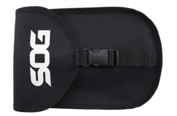 Image of SOG Specialty Knives &amp; Tools Elite E-Tool Collapsible Shovel, Ballistic Nylon Sheath, 26 inch, Hardcased Black, F19-N