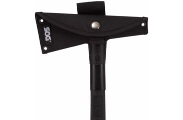 Image of SOG Specialty Knives &amp; Tools FastHawk Tactical Tomahawk Axe, 2in, 420 Stainless Blade, Black, Glass-Reinforced Nylon Handle, Black Finish, SOG-F06TN-CP