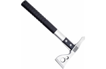 Image of SOG Specialty Knives &amp; Tools FastHawk Tactical Tomahawk Axe, 2in, 420 Stainless Blade, Black, Glass-Reinforced Nylon Handle, Polished Blade Finish, Silver, SOG-F06PN-CP