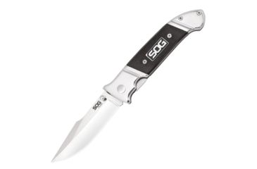 Image of SOG Specialty Knives &amp; Tools Fielder Assist Mini- 2.75in 5Cr15Mov Steel Blade, Aluminum G10 Handle, FF3302