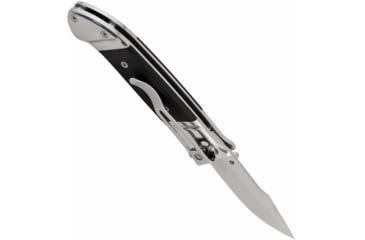 Image of SOG Specialty Knives &amp; Tools Fielder Folding Knife, 3.3in, 7Cr17MoV Blade, Clip Point, Black, G10 Handle, Silver, SOG-FF38-CP