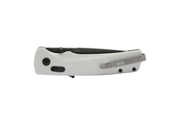 Image of SOG Specialty Knives &amp; Tools Flash At - Concrete Assisted Opening Folding Knife, Cool Gray, 11-18-10-41