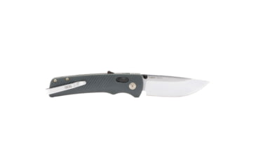 Image of SOG Specialty Knives &amp; Tools Flash AT Folding Knives, 3.45in, CRYO D2, Satin Straight Back Blade, Urban Grey GRN Handle, 11-18-11-41