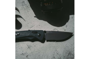 Image of SOG Specialty Knives &amp; Tools Flash At - Urban Grey - Partially Serrated - 11-18-06-57