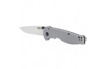 Image of SOG Specialty Knives &amp; Tools Flash FL 3.4in Folding Knife, Stainless Steel, Silver 14-18-01-57
