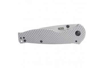 Image of SOG Specialty Knives &amp; Tools Flash FL 3.4in Folding Knife, Stainless Steel, Silver 14-18-01-57