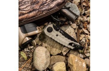 Image of SOG Specialty Knives &amp; Tools Kiku Assisted Folding Knife, Black, KU-3004