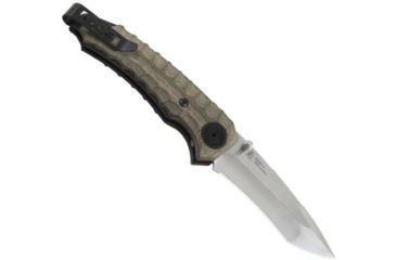 Image of SOG Specialty Knives &amp; Tools Kiku Assisted Satin Folding Knife, Silver, KU-3003