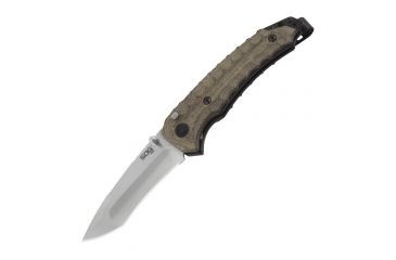 Image of SOG Specialty Knives &amp; Tools Kiku Assisted VG10 Folding Knife, Satin, KU-3001