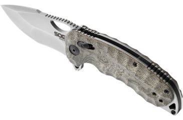 Image of SOG Specialty Knives &amp; Tools Kiku XR Satin Folding Knife, Silver, 12-27-01-57