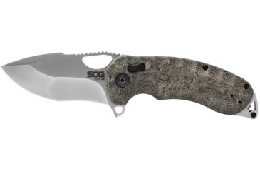 Image of SOG Specialty Knives &amp; Tools Kiku XR Satin Folding Knife, Silver, 12-27-01-57