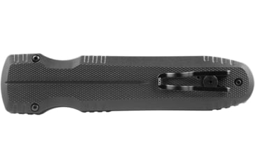 Image of SOG Specialty Knives &amp; Tools Pentagon Blackout OTF Automatic Folding Knife, 3.75in, S35VN Stainless, Spear Point Blade, Black TiNi, Black Aluminum Handle, 15-61-01-57