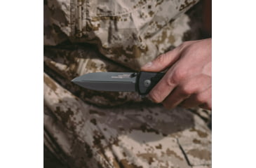 Image of SOG Specialty Knives &amp; Tools Pentagon XR LTE Folding Knives, 3.6in, Straight Edge, CRYO CTS XHP Steel, Spear Point, Black, G10 Handle, SOG-12-61-05-57