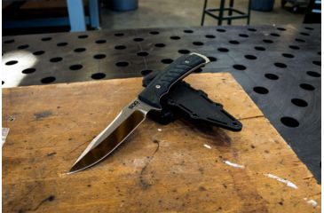 Image of SOG Specialty Knives &amp; Tools Pillar Fixed Blade Knife, Satin, UF1001-BX