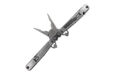 Image of SOG Specialty Knives &amp; Tools PowerGrab Fabric Sheath Multi-Tool, w/ Hex Bit Kit, Satin, PM1001N-CP